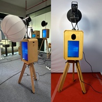 Factory Direct Double Sided 18.5 Inch Touch Screen Photo Booth for Wedding with Windows and iPad