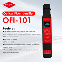 VAEYI OFI-101, identificateur de fibre optique 3-en-1, 10mW VFL et mesureur de puissance optique, détecteur de fibre optique en direct pour fibre de 250um à 3mm