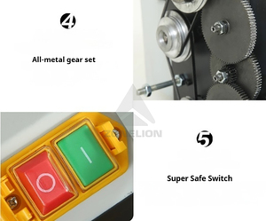 1100W Mini <span class=keywords><strong>CNC</strong></span> Máy 400 600 800Mm Bán Tự Động Kim Loại Máy Tiện Với Tự Động Threading Làm Nhiệm Vụ Công Cụ Tự Động - Product Image 6