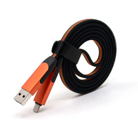 Câble de charge rapide multi-USB 6-en-1 2026 3A/5A 60W PD en alliage d'aluminium tressé pour iPhone 15/16/17 Pro Max et transfert de données informatiques