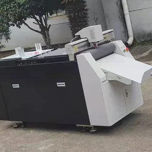 2021 New design easy operation King Rabbit Automatic advertising Graphic contour flatbed cutting machine HC6090