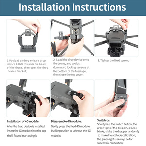 Sistema de Lanzamiento Aéreo para Dron <span class=keywords><strong>Mavic</strong></span> <span class=keywords><strong>Air</strong></span>, Versión de Control Ligero, Dispositivo de Transporte Remoto para Exteriores, Accesorios de Lanzamiento - Product Image 4