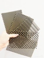 Rideau décoratif en maille métallique en acier inoxydable doré sur mesure pour hôtel, séparateur d'espace pour plafond