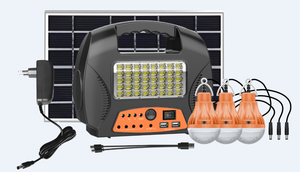 Năng lượng mặt trời ánh sáng DC ổ cắm AC Adapter Spotlight đèn bóng đèn chuyển đổi năng lượng mặt trời bảng điều chỉnh Micro USB + Loại C quá tải bảo vệ - Product Image 3