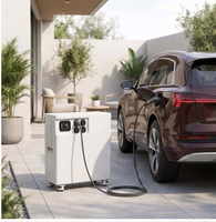 Système de batterie domestique tout-en-un ZA EU STOCK avec double entrée PV, 20 kWh LiFePO4, IP65, stockage hybride pour une charge solaire rapide