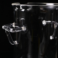 Tubes et creusets en verre de quartz clair personnalisés prix d'usine traitement plié cendre doigt quartz à vendre