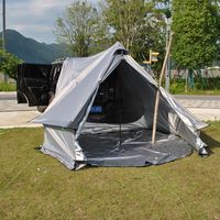 Tente yourte de luxe imperméable 4 saisons pour voiture avec cheminée, idéale pour le camping familial, le glamping et comme vestiaire extérieur