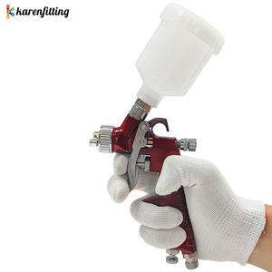 Pistola de Pintura Neumática Profesional HVLP Mini, Aerógrafo con Boquilla de 0.5/0.8/1.0mm para Pintar Autos y Muebles - Product Image 3