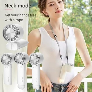 Hot Sale Portable Handheld <b>Foldable</b> Fans Fast air Cooling Fan USB Strong Wind <b>Table</b> Rechargeable Mini Portable Fan - Product Image 3