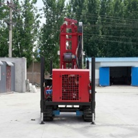 Équipement de forage de puits d'eau, foreuse DTH de 300 m avec tube de forage à double paroi pour l'exploration géothermique, directement de l'usine OEM
