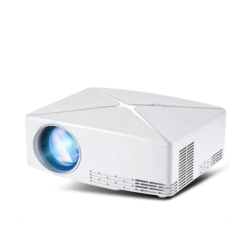 C80 C80UP LED LCD Proyektor Home Theater Mini Projector 2500 Lumens 1280X720 P Android OS Proyektor Portable