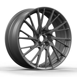 Wangu Retro 24x12 Ruedas de aleación forjadas Llantas Gun Grey Sliver Fit Mazda Roaster MX5 - Product Image 1