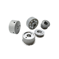 Fabricant de poulies, poulies de distribution HTD en aluminium de haute qualité, sur mesure, avec un petit alésage pour la transmission de puissance