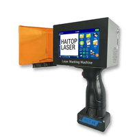 Imprimante laser numérique portable alimentée par batterie avec écran tactile de 5 pouces, laser semi-conducteur 10W, pour carton, plastique, métal