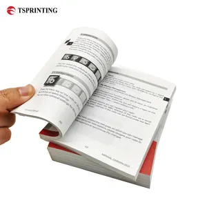 Kostenlose Proben recycelbarer Karton für Broschüre Taschenbücher Großhandel Broschürendruck Katalog Paperback Weichbelag-Buchdruck