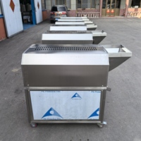 Meilleur Prix Machine à Torréfier les Cacahuètes Automatique à Petite Échelle, Torréfacteur Rotatif Électrique/Gaz pour Cacahuètes Sèches, à Vendre