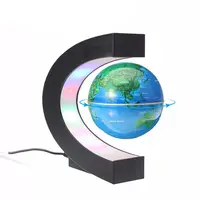 Globo flotante de levitación magnética antigravedad, mapa del mundo de aire misterioso con luces LED, Juguetes