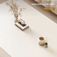 Meuble de salon moderne et luxueux pour la maison Meuble TV en ardoise et table basse combinés pour petits appartements Utilisation légère sur pied
