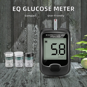 เครื่องวัดระดับน้ำตาลในเลือด SZKIA Exactive EQ IMPULSE พร้อมแบตเตอรี่แบบถอดได้สำหรับแถบทดสอบเบาหวาน - Product Image 3