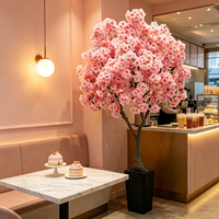 Großer Künstlicher Kirschblütenbaum Rosa Sakura-Baum für Hochzeitsdekoration Heim-Party-Deko Künstlicher Blumenbaum