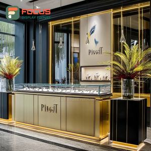 Minimalist Jewelry Retail Display System Tempered Glass Panel Brand Store Display Cabinet - Product Image 2