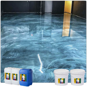 Revêtement de sol en résine époxy métallique auto-nivelant, cristal clair pour l'époxy, peinture liquide en résine apoxy 3D, revêtement de sol en résine époxy - Product Image 1