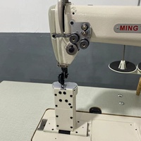 Machine à coudre industrielle à double aiguille pour cuir et chaussures MT 820, composants essentiels du roulement, 380V/220V, garantie 1 an, 45kg