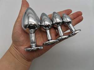 Venta al por mayor de fábrica <span class=keywords><strong>Anal</strong></span> Plug Sex Toy Joya de acero inoxidable Muestra gratis <span class=keywords><strong>Dildo</strong></span> de varios tamaños para sexo <span class=keywords><strong>anal</strong></span> - Product Image 2