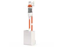 Aspirateur Cyclonique Sans Fil avec Station de Recharge et Moteur Sans Balais pour le Nettoyage Domestique, Automobile et Hôtelier