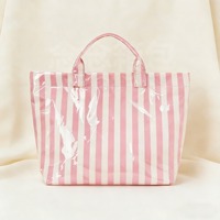 Nouveautés JOYSUN : Sacs fourre-tout rayés pour femmes, grande capacité, pour voyage, plage, shopping, sac fourre-tout en PVC