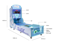2025 nouveau Mini Bowling intérieur Machine de jeu d'amusement 1/2 joueur boule de Bowling Machine équipement jeu à pièces jeu pour enfants