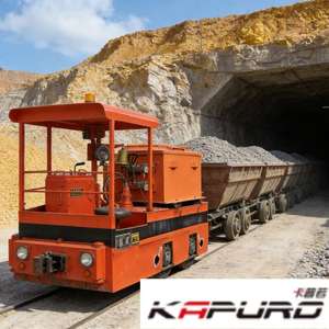 électrique 5ton <span class=keywords><strong>Locomotive</strong></span> industrielle alimentée par batterie pour la construction de tunnels L'exploitation minière au fond - Product Image 4
