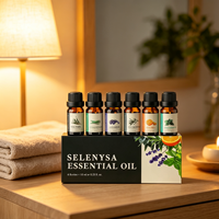 Huile essentielle pure d'aromathérapie 10ml, pour la maison, la chambre, la voiture, humidificateur soluble dans l'eau, désodorisant, revitalisant pour la peau