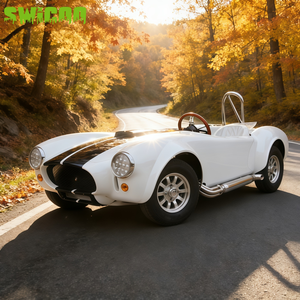 SWICOO Mini-voiture Cobra haute performance 2200W, avec bandes personnalisées, Buggy 2 places de qualité, Voiturette de golf Beetle - Product Image 2