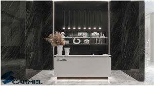 <span class=keywords><strong>ราคา</strong></span>ที่ดีจีนวัสดุบล็อกหิน Cartierr สีเทาหินอ่อนสีเทาเข้มหินอ่อนสีดำ - Product Image 5