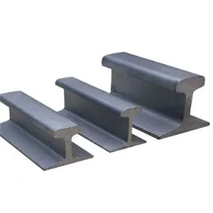 Hot rolled GB Standard rail steel Q235 Q345 Q255 8KG 12KG 38KG 43KG QU70 QU100 steel rail for rail way