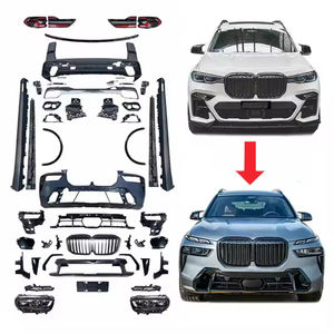 Para <span class=keywords><strong>BMW</strong></span> X7 G07 2019-2022 actualización a 2024 LCI Sport parachoques delantero y trasero parrilla faros y luces traseras - Product Image 1