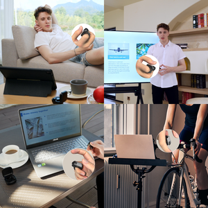 Ergonomic <span class=keywords><strong>2.4G</strong></span> chế độ kép Mini ngón tay Chuột không dây có thể sạc lại theo dõi quang học cho văn phòng máy tính xách tay/PC/Tablet Hot New dọc - Product Image 6