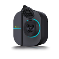 Estación de Carga para Vehículos Eléctricos Zencar de 22 kW y 32 A, Tipo 2, con Enchufe con Obturador y Aplicación Inteligente para Carga Rápida de Vehículos Eléctricos en Europa