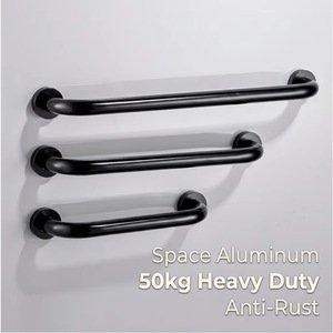 Barra de Agarre de Aleación de Aluminio Saint, Capacidad de Carga de 20 kg, Pasamanos Antideslizante para Baño, para Personas Mayores y Discapacitadas - Product Image 3