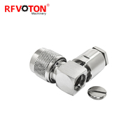 Connecteur Rf UHF (PL259) pince de prise à Angle droit mâle pour câble coaxial LMR400 RG214 RG8 RG213H1000 7DFB 8DFB