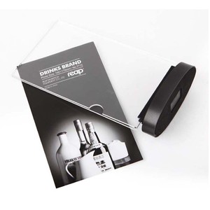 Restaurante <span class=keywords><strong>de</strong></span> alta calidad Cubiertas del menú Exhibición publicitaria Equipo <span class=keywords><strong>de</strong></span> la barra <span class=keywords><strong>de</strong></span> café Mesa <span class=keywords><strong>de</strong></span> bebidas <span class=keywords><strong>de</strong></span> <span class=keywords><strong>dos</strong></span> lados - Product Image 2