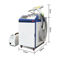 VOIERN Meilleure Vente 1500W 2000W 3000W Machine de Soudage Laser Fibre Portative 3-en-1 pour l'Élimination de la Rouille sur l'Acier Inoxydable et l'Aluminium
