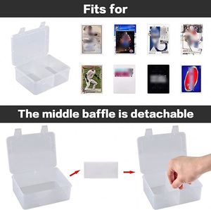 1600+ Baseball Card Storage <b>Box</b>, Sports Cards Holder Organizer Hard Plastic Display Case Compatible - Product Image 3