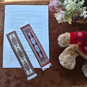 Promotional Woven Carpet Bookmark , Woven Rug Bookmark , Thread Bookmark, Handmade Bookmark ,Woven Gifts