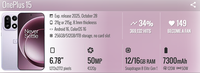 Téléphone de jeu OnePlus 15 5G, best-seller, Snapdragon 8 Elite Gen 5, écran 6,78 pouces 165 Hz, 7300 mAh, charge rapide 120 W