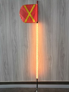 Nouvelle lampe LED Whip pour ATV/UTV/RZR, marque BMF Whip, 5050LED, plastique, IP67, étanche, base en aluminium à ressort, modèle WD107, origine GUA - Product Image 2