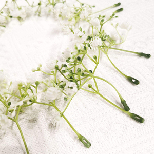 Bouquet de mariage en plastique au toucher réel, fausses plantes, fleurs artificielles de gypsophile blanches, décoration de mariage - Product Image 6