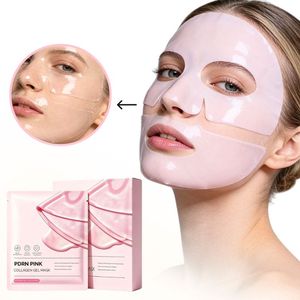 <span class=keywords><strong>Mascarilla</strong></span> <span class=keywords><strong>Facial</strong></span> de Gel Rosa con Colágeno PDRN de ADN de Salmón de Marca Privada con Ácido Hialurónico y Vitamina C para Hidratar y Reafirmar Todo Tipo de Piel - Product Image 1