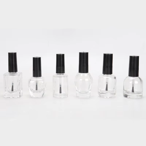 Flacon en verre rond de 15 ml prêt à l'emploi avec bouchon à vis pour vernis à ongles et huile - Product Image 2